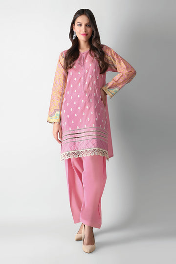 I21309 Pink Khaadi Autumn Collection 2021